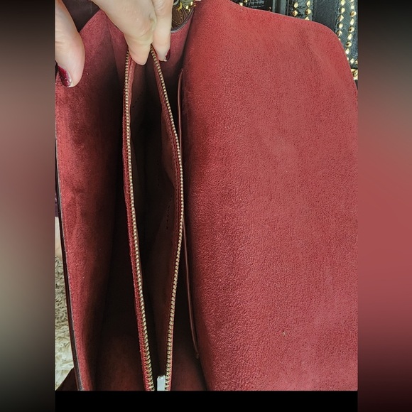 Coach Tabby Shoulder Bag 26 Pebble Leather and Suede 1941 Saddle 79334 - Picture 4 of 4